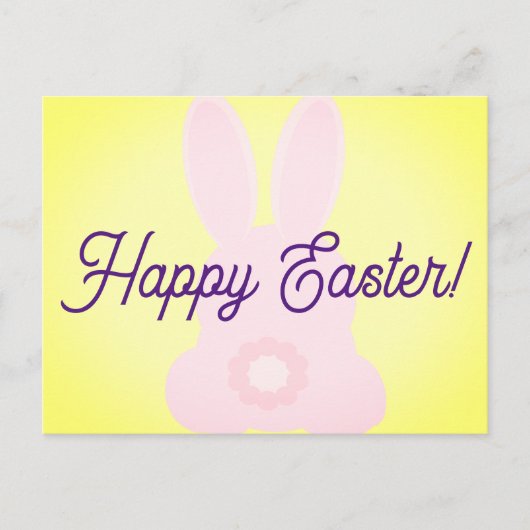 イースターバニー葉書 ポストカード (正面)