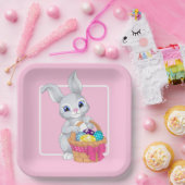 イースターバニー複数サイズパーティー ペーパープレート (パーティー)