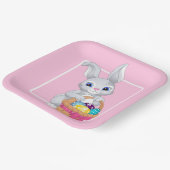 イースターバニー複数サイズパーティー ペーパープレート (傾斜あり)