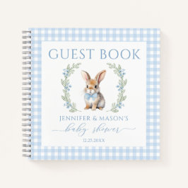 イースターバニー赤ちゃんシャワーゲストブックギフトノート ノートブック