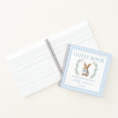 イースターバニー赤ちゃんシャワーゲストブックギフトノート ノートブック (内部)
