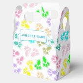 イースターバニー足パターン名前をカスタムする フェイバーボックス (オープン)