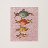 イースターバニー踊り卵 ジグソーパズル (縦)