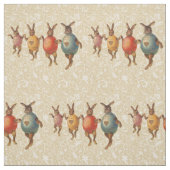 イースターバニー踊り卵 ファブリック (見本)