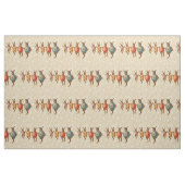 イースターバニー踊り卵 ファブリック (ファットクウォーター)