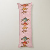 イースターバニー踊り卵 ボディピロー (裏面 (縦))