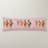 イースターバニー踊り卵 ボディピロー (正面)