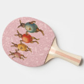 イースターバニー踊り卵 卓球ラケット (横)