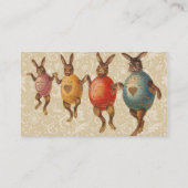 イースターバニー踊り卵 名刺 (裏面)