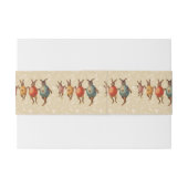 イースターバニー踊り卵 招待状ベリーバンド (裏面例)