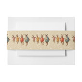 イースターバニー踊り卵 招待状ベリーバンド (正面例)