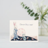 イースターバニー農家手押し卵 シーズンポストカード (スタンド正面)