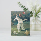 イースターバニー遊シックのユリ シーズンポストカード (スタンド正面)