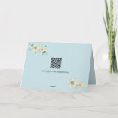 イースターバニー野球グリーティングカード シーズンカード (裏面)