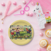 イースターバニー野球紙皿 ペーパープレート (パーティー)