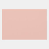 イースターバニー顔パステルラッピング紙- 3のセット ラッピングペーパーシート (正面3)