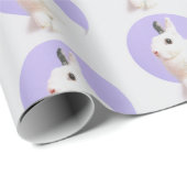 イースターバニー顔ラッピング紙 ラッピングペーパー (ロールコーナー)
