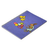 イースターバニー鶏の卵イラストレーション ノートブック (左側)