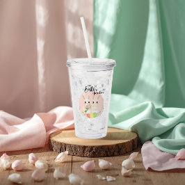 イースターバニー2体 オーダーメイド アクリルタンブラー