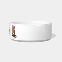 イースターバニー3Dペットボウル