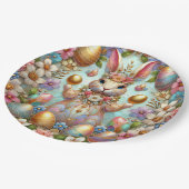 イースターバニー3D ～パステル～ ペーパープレート (アングル)