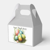 イースターバニー&イースターエッグアートワーク フェイバーボックス (裏面サイド)
