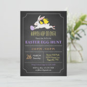 イースターバニー イースターエッグ ハント ご招待 招待状 (スタンド正面)