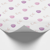 イースターバニー&イースターエッグ ラッピングペーパー (角)