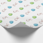 イースターバニー&イースターエッグ ラッピングペーパー (角)