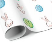 イースターバニー&イースターエッグ ラッピングペーパー (ロールコーナー)