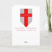 「イースターバニー」イースターカード カード (裏面)