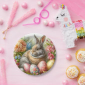 イースターバニー ウサギのホリデー ペーパープレート (パーティー)