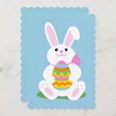 イースターバニー~エッグ狩り 招待状 (正面/裏面)