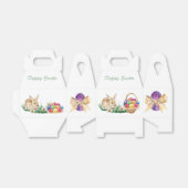 イースターバニー、カラフル卵とデイジー フェイバーボックス (折り畳みなし)