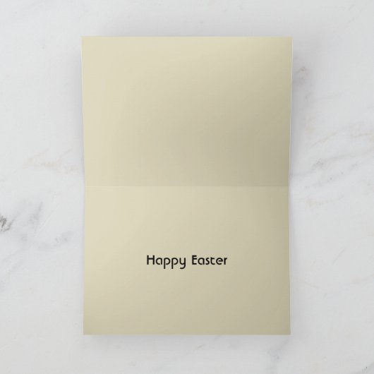 イースターバニー カード (内部)