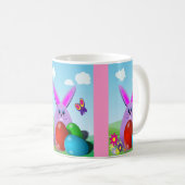 イースターバニー コーヒーマグカップ (正面右)