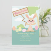 イースターバニー(サイン招待状) 招待状 (スタンド正面)