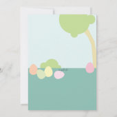 イースターバニー(サイン招待状) 招待状 (裏面)