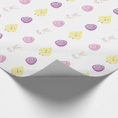 イースターバニー、シック、イースターエッグ ラッピングペーパー (角)