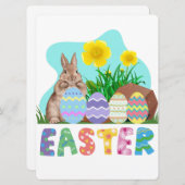 イースターバニー シーズンカード (正面/裏面)