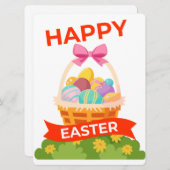 イースターバニー シーズンカード (正面/裏面)