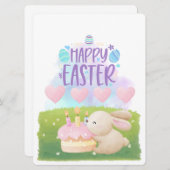 イースターバニー シーズンカード (正面/裏面)