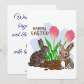 イースターバニー シーズンカード (正面/裏面)