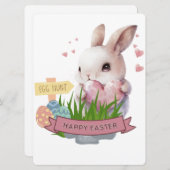 イースターバニー シーズンカード (正面/裏面)