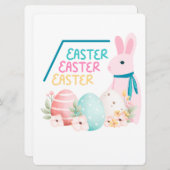 イースターバニー シーズンカード (正面/裏面)