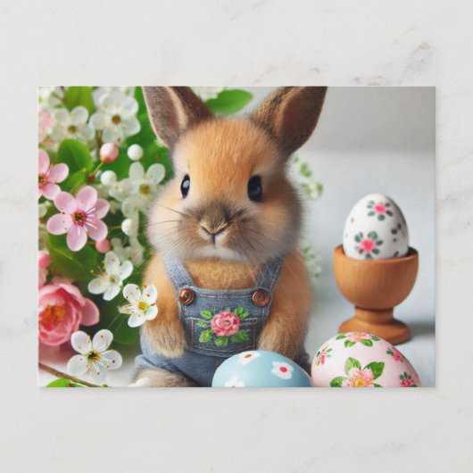 イースターバニー シーズンポストカード (正面)