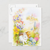 イースターバニー シーズンポストカード (正面/裏面)