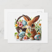 イースターバニー シーズンポストカード (正面/裏面)