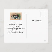 イースターバニー シーズンポストカード (裏面)