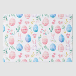 イースターバニー – シームレスパターンティッシュペーパー 薄葉紙